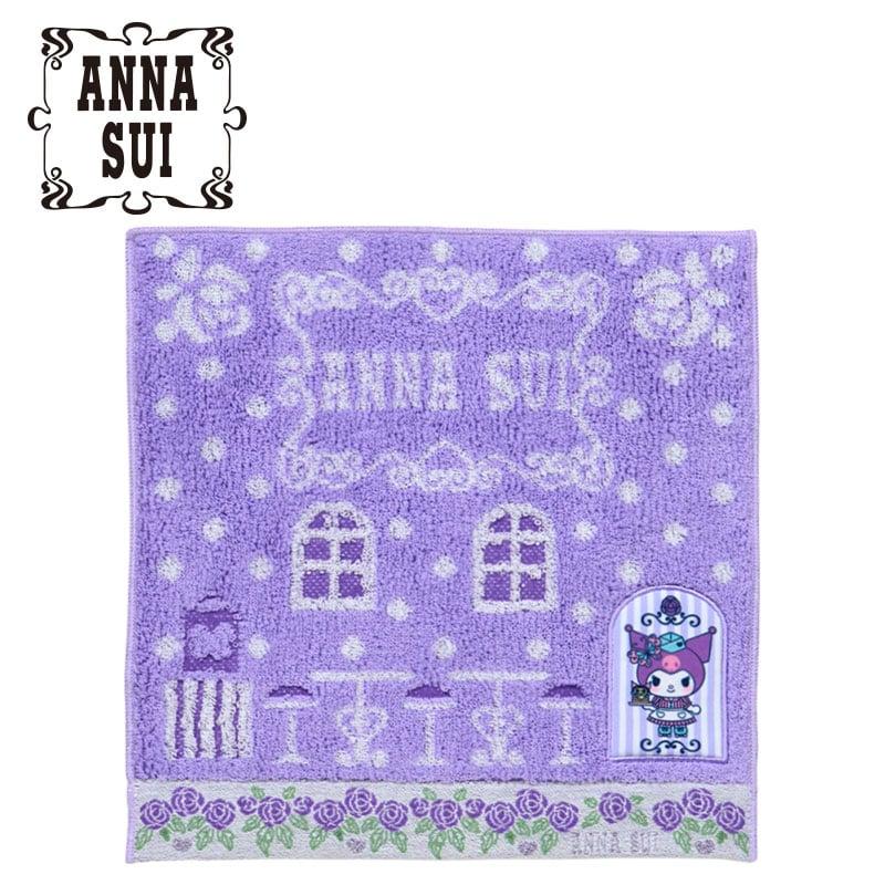 Sanrio ANNA SUI Towel Handkerchief KUROMI Japan NEW
