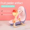 Automatic Electric Fruit Peeler Machine with Quick, Easy Peeling, Durable ABS Construction, One-Touch Operation, Auto Shut Off