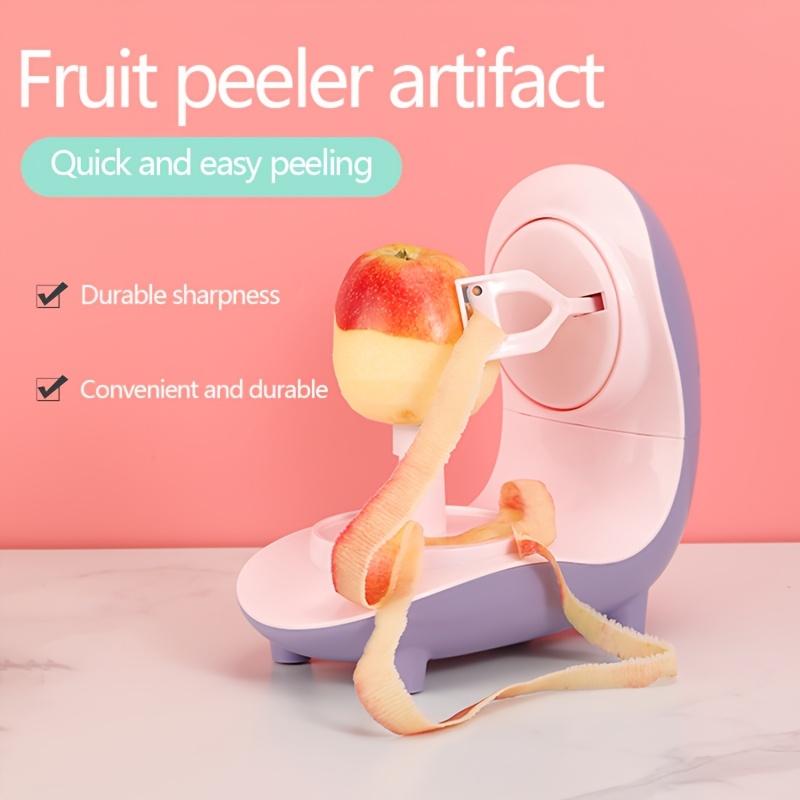 Automatic Electric Fruit Peeler Machine with Quick, Easy Peeling, Durable ABS Construction, One-Touch Operation, Auto Shut Off