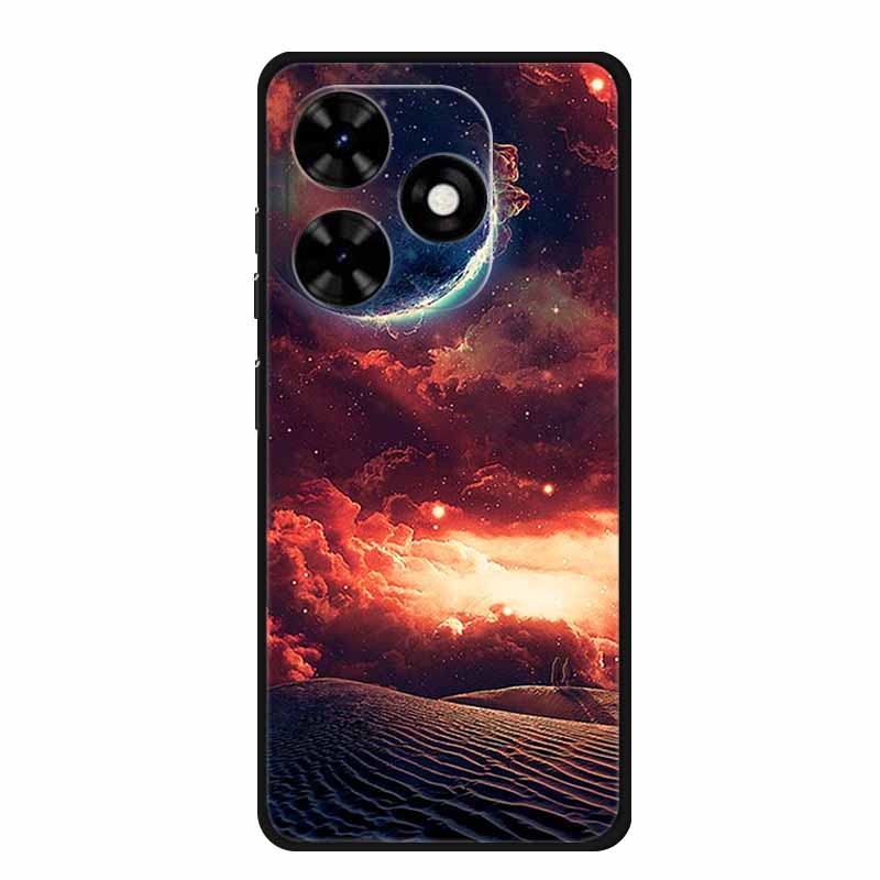 Case For Tecno Spark Go 2024 Animals Painted TPU Silicone Soft Phone Cover for Spark Go2024 BG6 Protector Wolf Shockproof Para