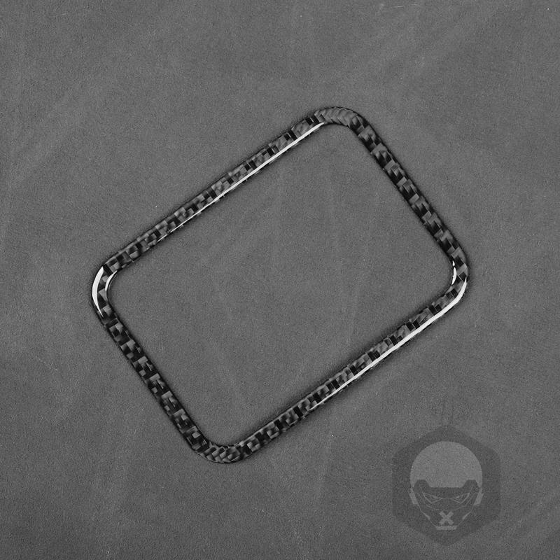 Für Chrysler Crossfire 2003-2008 Echte Kohlefaser Aufkleber Zentrales Automatik-Schaltgetriebe Rahmen Panel Autozubehör dekorativ