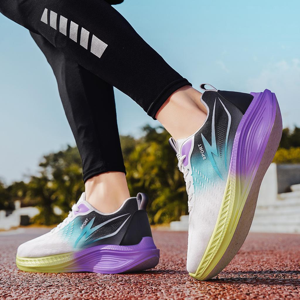 2026 Foreign Trade New Casual Soft Bottom Running Shoes Versatile Breathable Mesh Fashion Trend Sports Shoes