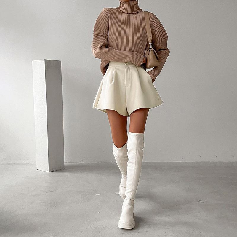 Женские шорты с высокой талией — фото 6