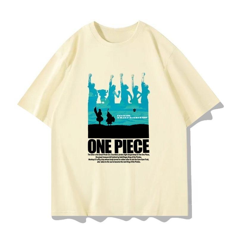 ONE PIECE Joint Tshirt Mens and Womens Summer Peripheral Clothes ACE Sanji Luffy Zoro Shortsleeved Childrens Clothes