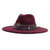 eBay European and American New Woolen Top Hat Minority Style Retro Big Brim Cm Jazz Hat