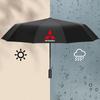 Car Logo Automatic Folding Windproof Sunshade Umbrella for Lancer ASX Outlander Pajero Evolution Car Accessories