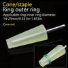 Ring Grinding & Polishing Fixture - Carbonized Silicon Sanding Head with Adjustable Rubber Grip, Ergonomic Design for Jewelry Making & Metalworking