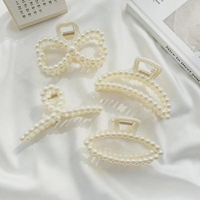 Elegant Pearl Hair Clip - Korean Fashion Hairpin and Headdress Accessory