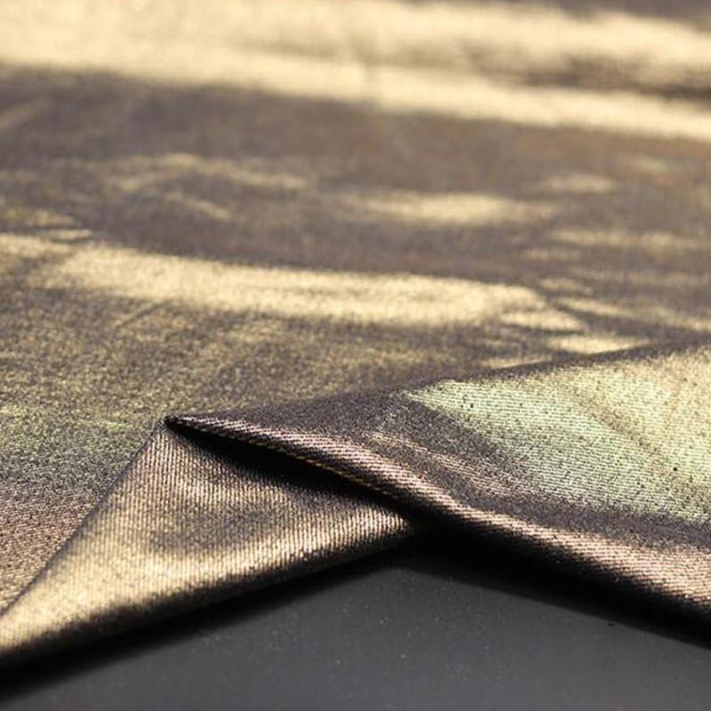 100x150cm Thick Denim Fabric Water Washed DIY Clothing Material Comfortable Designer Hot Stamping Supplies for Fashion Projects