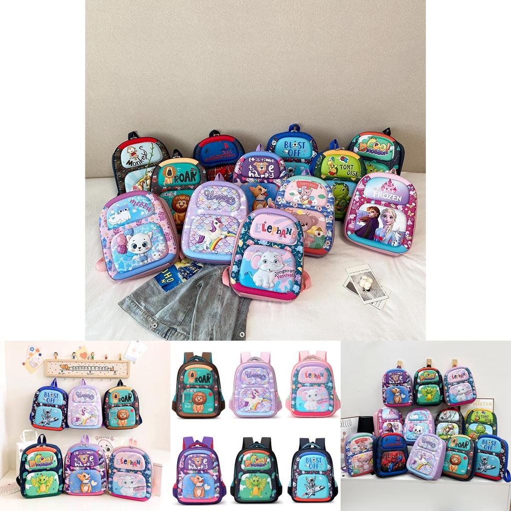 Cute Cartoon Children's Backpack Lightweight And Waterproof Suitable For Boys And Girls Of All Ages Name Cartoon Children's Backpack)