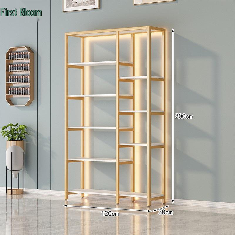 Elegant Display Stand: Nail Art and Skincare Storage Rack for Beauty Salons