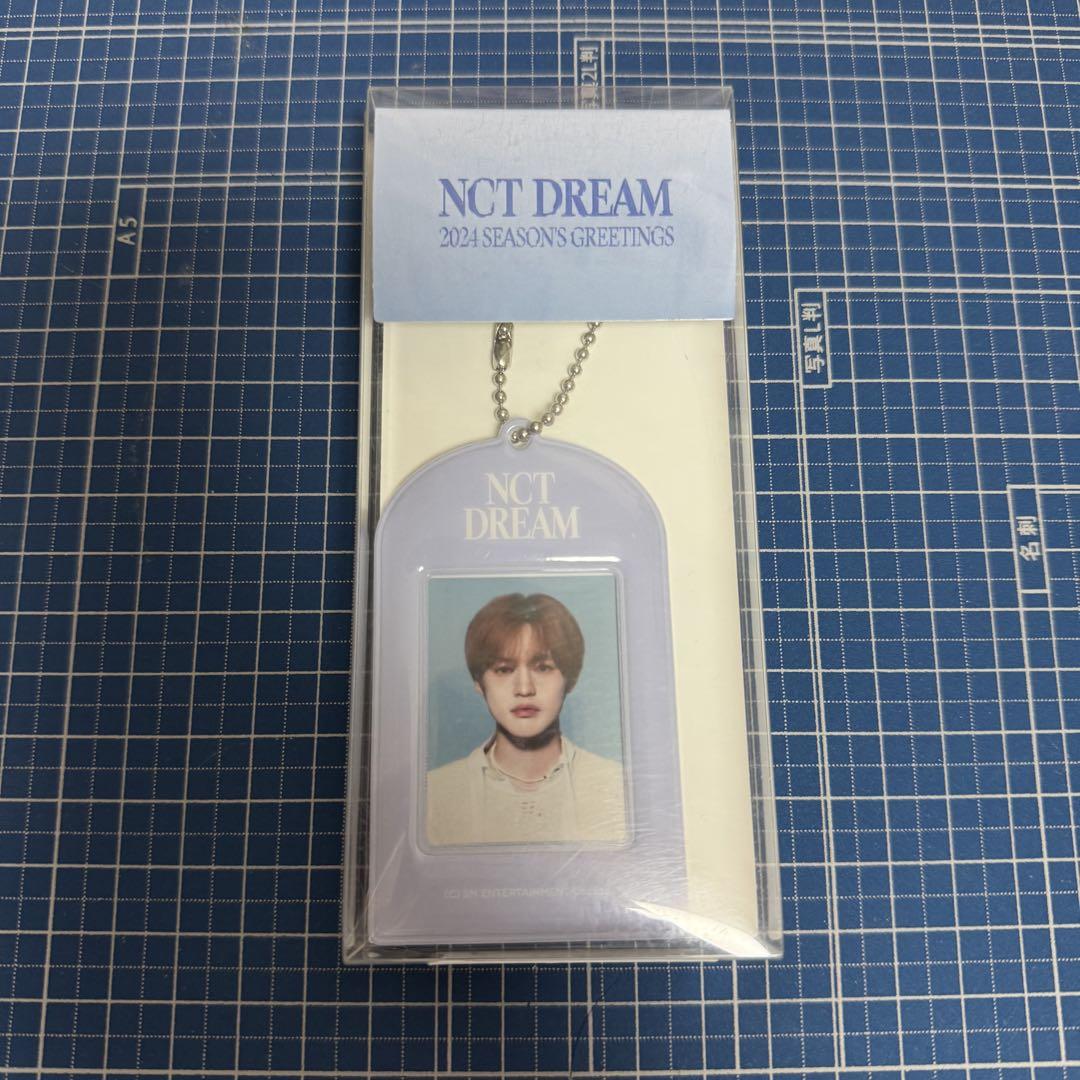 

[USED] Jungwoo NCT DREAM Seagreen MD ID Photo Keychain