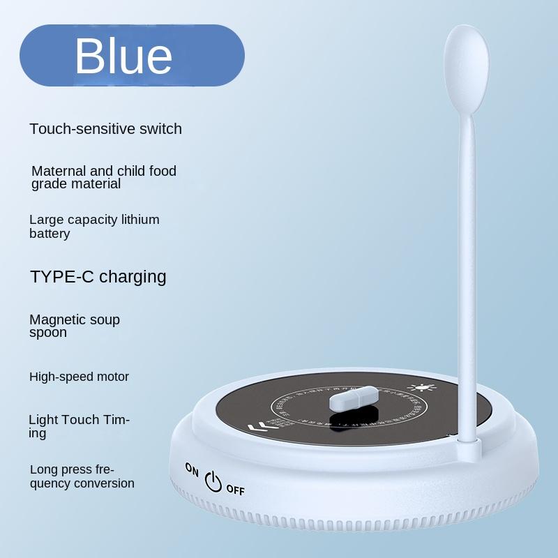 

Автоматическая чашка для смешивания Портативная электрическая чашка для смешивания Кофейная чашка для воды Молочная чашка с зарядкой через USB Магнитный подвесной шейкер Детские товары синий