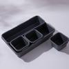 8PCS/SET Plastic Drawer Organizer Boxes Stackable Sundries Divider Holder  Bathroom