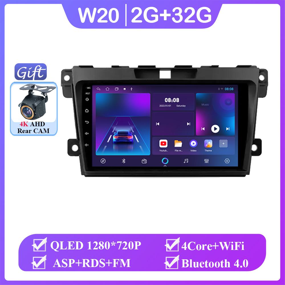 Car Android 14 For Mazda CX7 CX-7 CX 7 ER 2009 - 2012 Auto Radio Stereo Head Unit Multimedia Video Player Navigation No 2din DVD