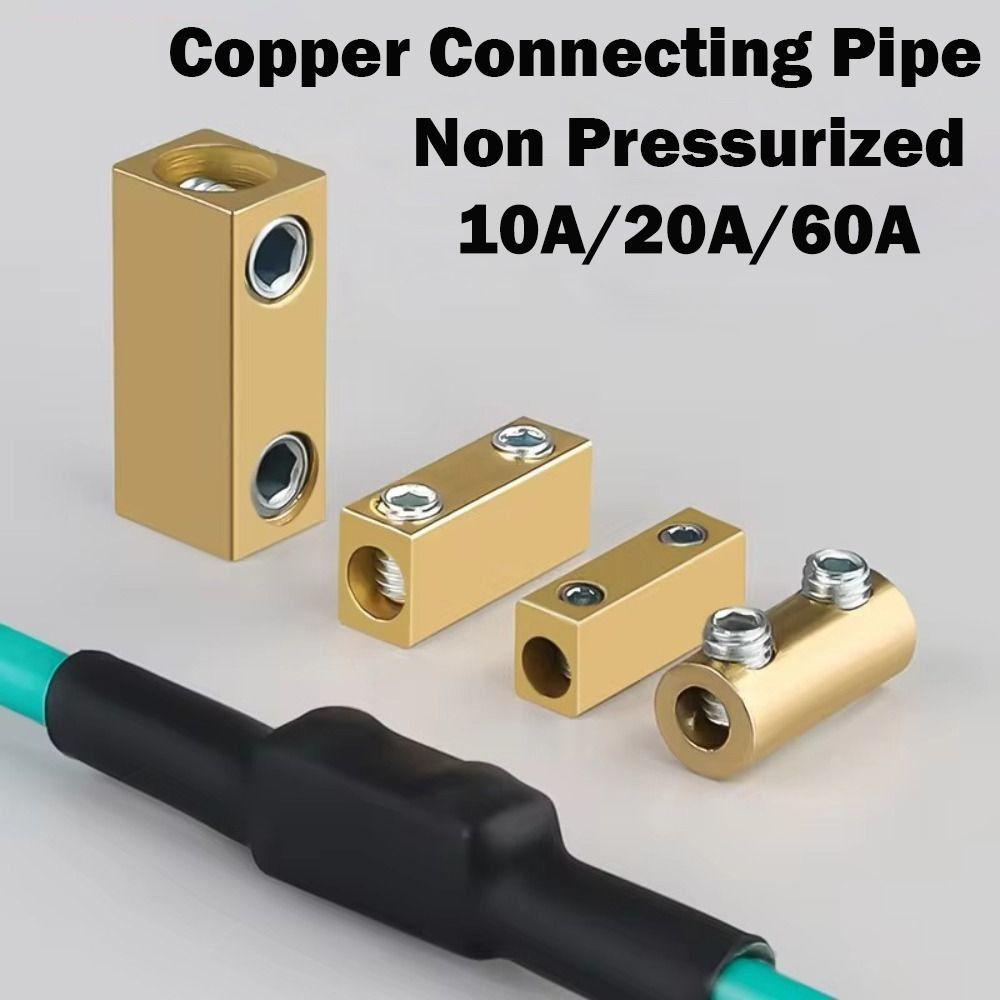 High Current High Power Splitter With Heat Shrink Tubing Wire Connector Terminal Blocks