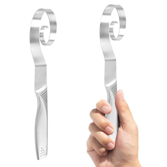 Stainless Steel Danish Dough Mixer 10 Inch Seamless Spiral Dough Beater for Sourdough Bread Baking Cake Batter Pizza Dough Pastry Mixing Ergonomic