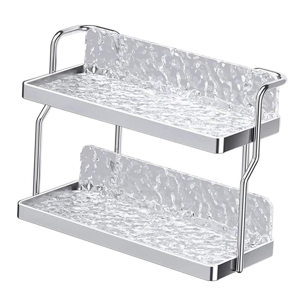 Bathroom Storage Rack Cosmetic Tray Jewelry Organizer Multipurpose Tea Cup Holder