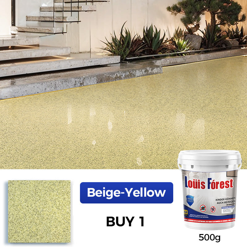 High-Gloss Marble Effect Epoxy Floor Coating Marble Garage Paint Waterproof Floor Paint Waterproof Water-Based Epoxy Coating