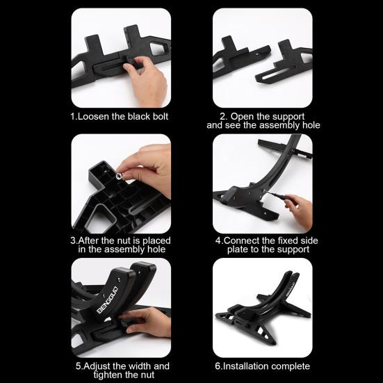 1Pc/1 Set Bike Parking Floor Stand 30-80MM Adjustable Anti-slip Heavy Duty Indoor Outdoor Garage MTB Mountain Road Bicycle Parking Rack Wheel Holder