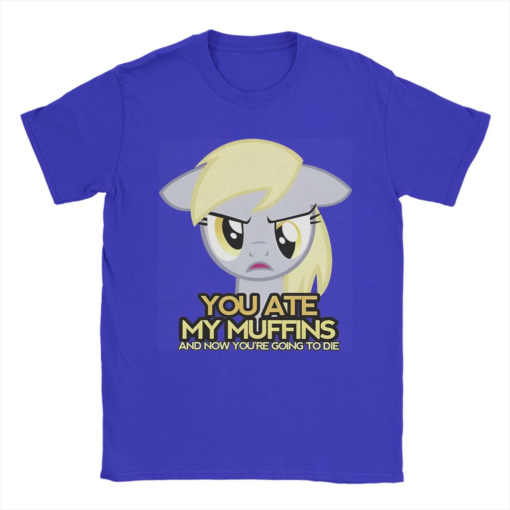 Oversized T Shirt Beach Muffins Derpy Hooves Trending T Shirts 100 Cotton Tee Shirt For Unisex Y2k Basic Design Short Sleeve