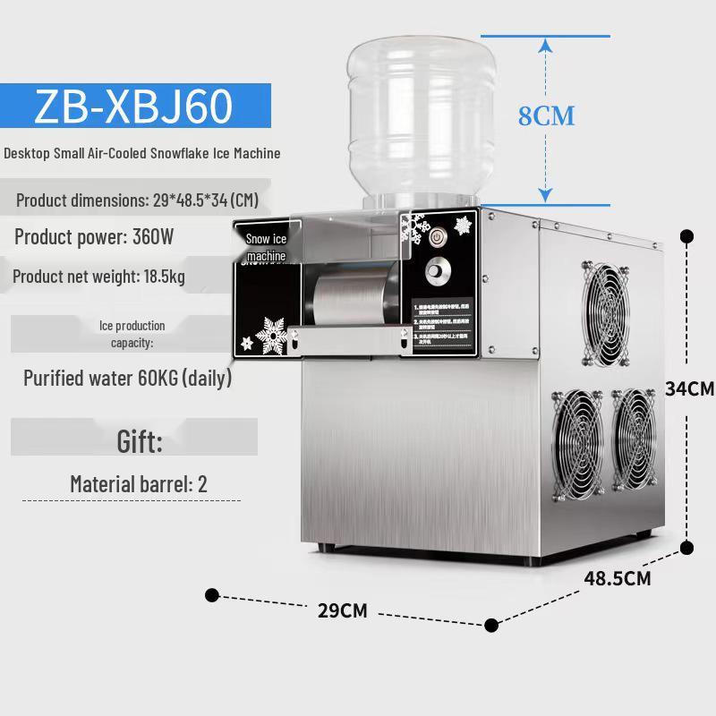 Korean Style Automatic Snow Ice Maker – Commercial Cotton Ice Machine for Desserts