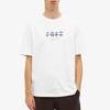 Li-Ning Gradient Letter Print Sports Short Sleeve T-Shirt Men Tops Off-White AHSQ637-3