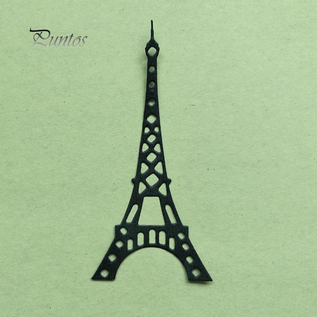 Eiffel Tower Metal Cutting Die for DIY Scrapbooking Album Embossing Paper Cards