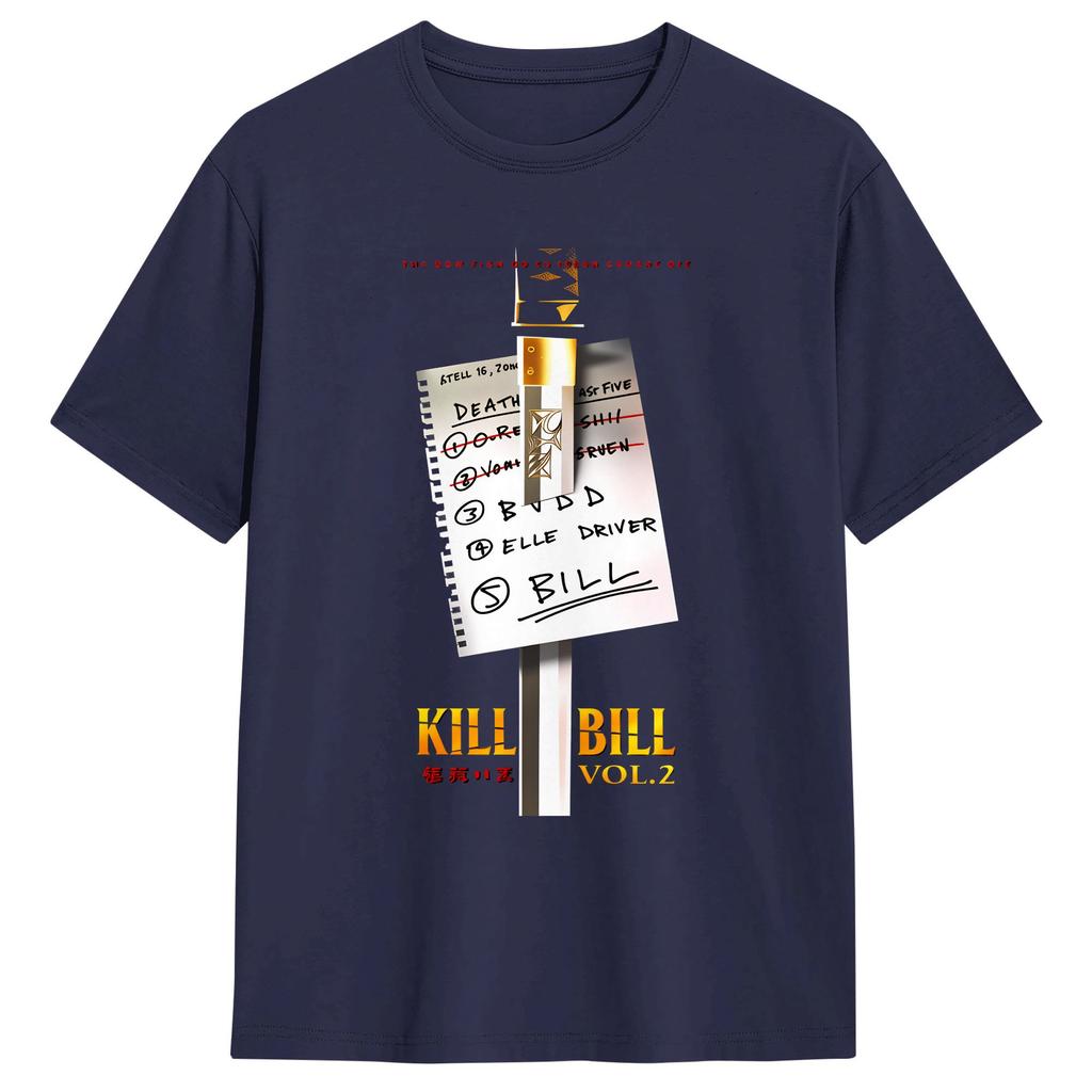 KILL BILL THE WHOLE BLOODY DROP Maglietta Estiva Vintage T-shirt in Cotone Harajuku Maglietta Per Coppia Top Casual