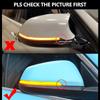 LED Dynamisches Blinkerlicht Fließendes Zweifarbiges Wasser Rückspiegel Blinker Blinklicht Für BMW F48 F49 F45 F46