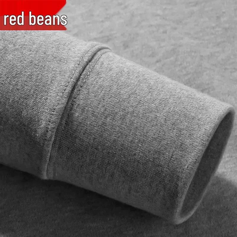 Men's 100% Combed Cotton Autumn Thermal Underwear Set - Round Neck Top & Bottoms
