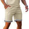 Sommer Kurzarm Shorts Sport und Freizeit Herren Set