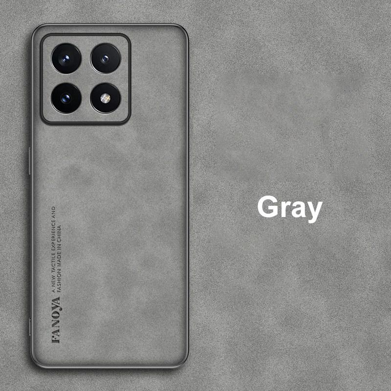 Für Xiaomi 14T Pro Hülle Luxus PU Leder Handyhülle Für Xiaomi Mi 14T Pro Mi14T 5G Rückseite Mattes Silikon Vollschutz