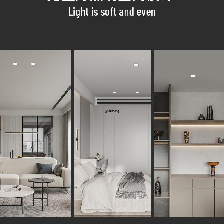 LED Einbaustrahler: 4-Zoll, 5-Zoll und 6-Zoll Optionen; 12, 15, & 18 Watt; Passt für 15 cm Öffnungen