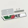 3d Metal RS Logo VRS Car Front Grill Emblem Rear Trunk Badge for Skoda VRS Octavia 1 2 3 Rapid Kodiaq Karoq Fabia Kamiq Superb EH4