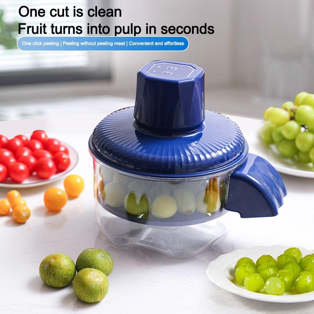 Automatic Electric Grape Peeling Machine Hands-Free Effortless Peeling Skin Remover for Berries Fruits