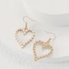 Bohemian Heart Pearl Earrings - Stylish Accessories for Women