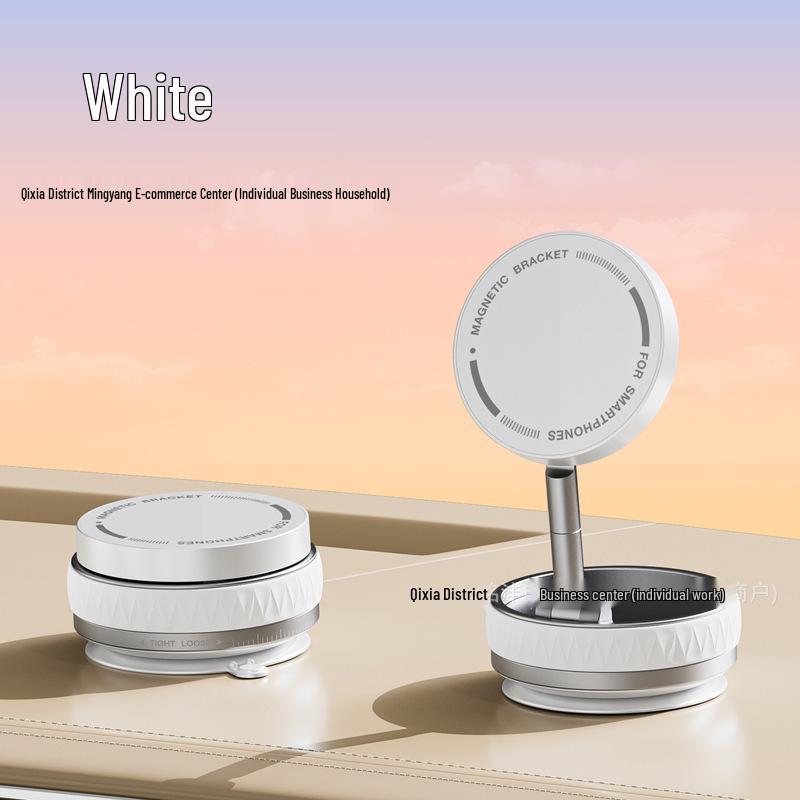 

360° Rotating Magnetic Car Mount K10B - Adhesive-Free Suction Cup Holder