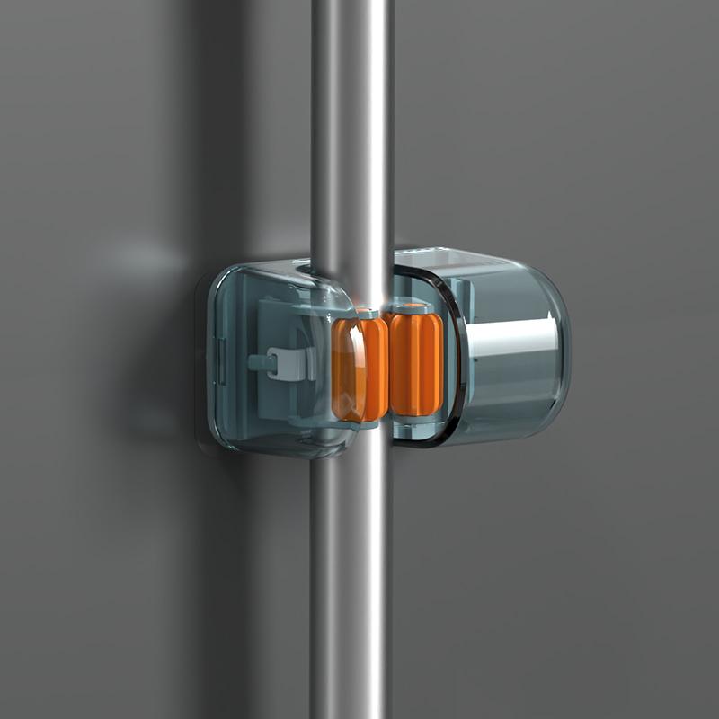 

1 Крючок для швабры, Держатель для швабры без сверления, Вешалка для швабры, Сильная фиксирующая пряжка, Настенный зажим для швабры можно использовать на кухне и в ванной комнате светло-зеленый