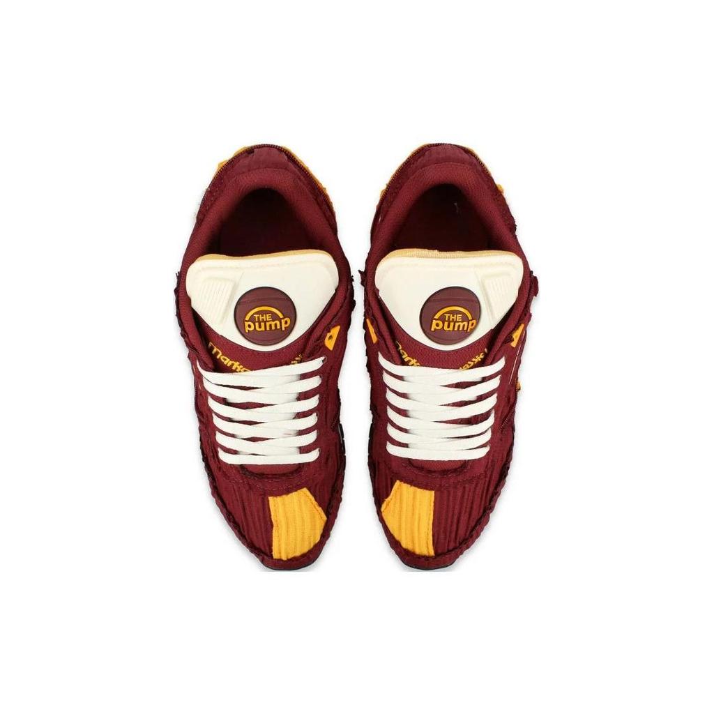 Market X Reebok Classic Leather Pump Classic Burgundy Unisex Sneakers Red Collegiate-Gold Chalk 100069829