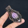Purpurite Jewelry, 999 Copper Wire Wrapped Pendant Handmade Gemstone Jewelry, Gifts For Wife Brand New Pendant