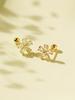 Minimalpiercing 14K Dreaming Flower Piercing Earrings