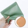 4Pcs/Set Snap Closure Pouch Waterproof Faux Leather Travel Organizer Bag Portable Self Closing Makeup Pouch for Cosmetics Lipstick Jewelry Cables