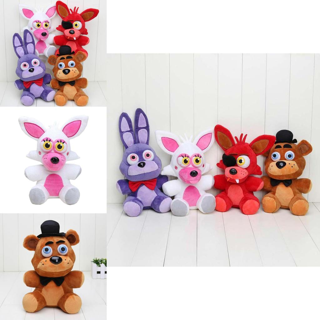 Delightful Five Nights At Freddy's Soft Plush Toy Bear Fox Bonnie Golden For Children