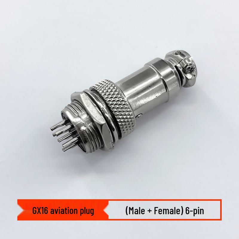 

GX16 M16 Male Panel Mount Aviation Plug Connector - 2/5/6/8/10 Pin Options