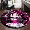 Personalized M-Monster High Draculaura Round Chair Office Rug - Perfect for Mat, Office Chair & More - Ideal Gift for Birthdays and Holidays