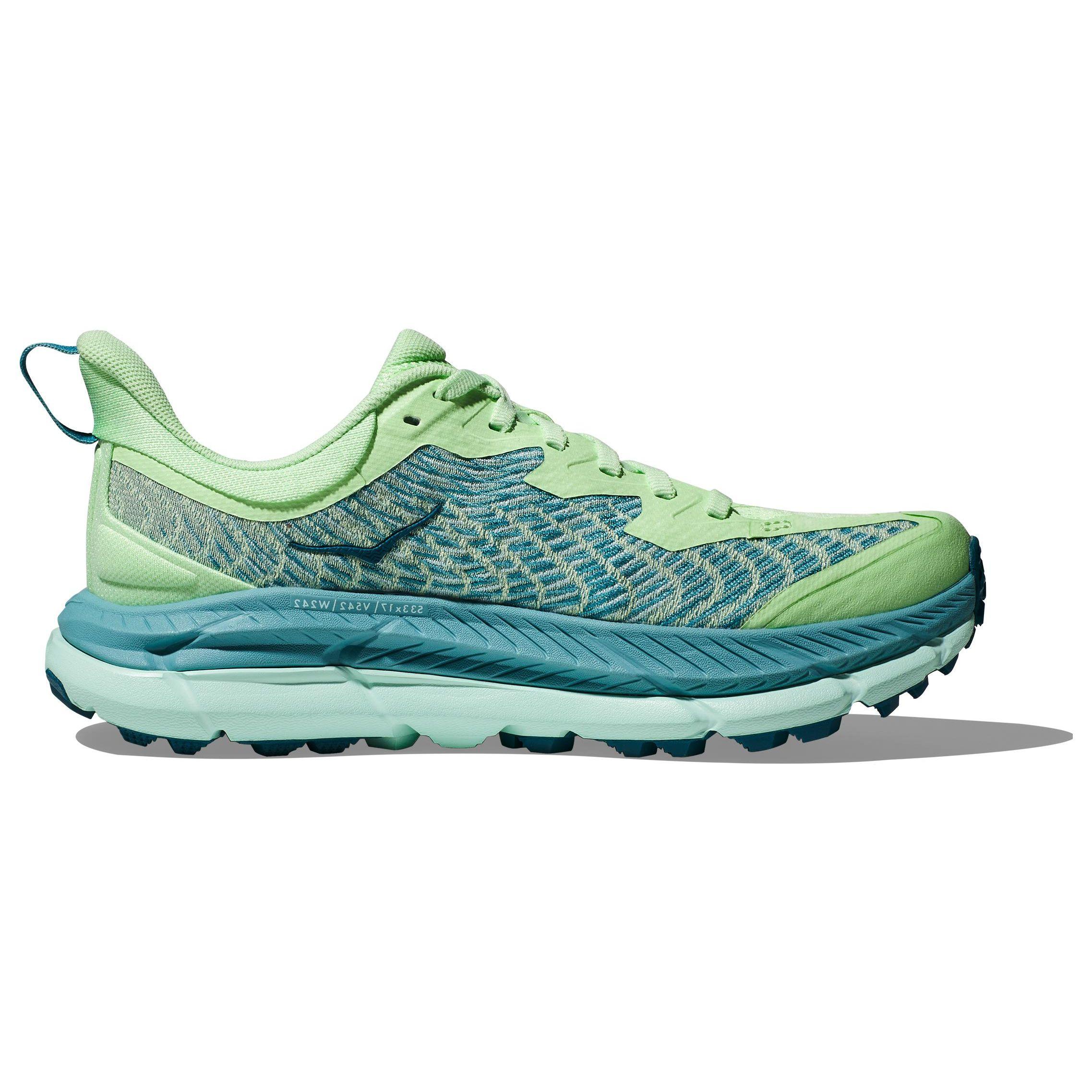 Hoka One One Mafate Speed 4 Lime Glow Ocean Mist (Женский) Женские кроссовки 1131056-LGOM — фото 2