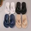 Women's Stylish Casual Solid Colour Flip-flops, Comfortable and Soft, Suitable for All Seasons, Perfect for Everyday Life, Work or Beach Holidays