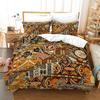 Home Textile Splicing Quilt Cover Digital Printing Three-Piece Set 3D