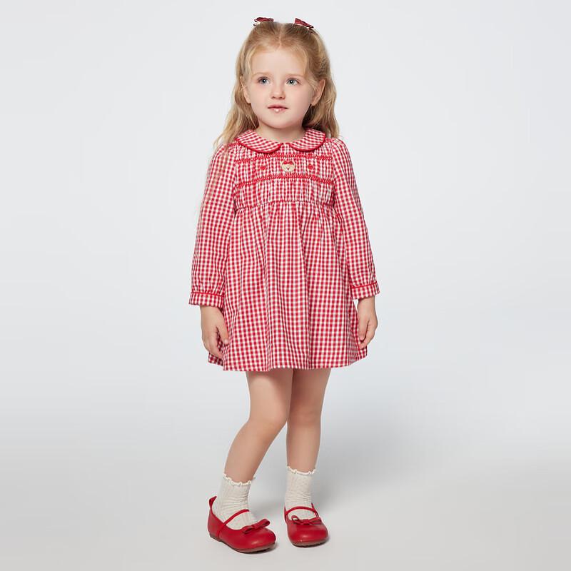 PawinPaw Girls' Cartoon Bear Shirt Dress